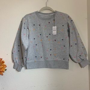 NWT AG kids Star Crewneck Sweatshirt